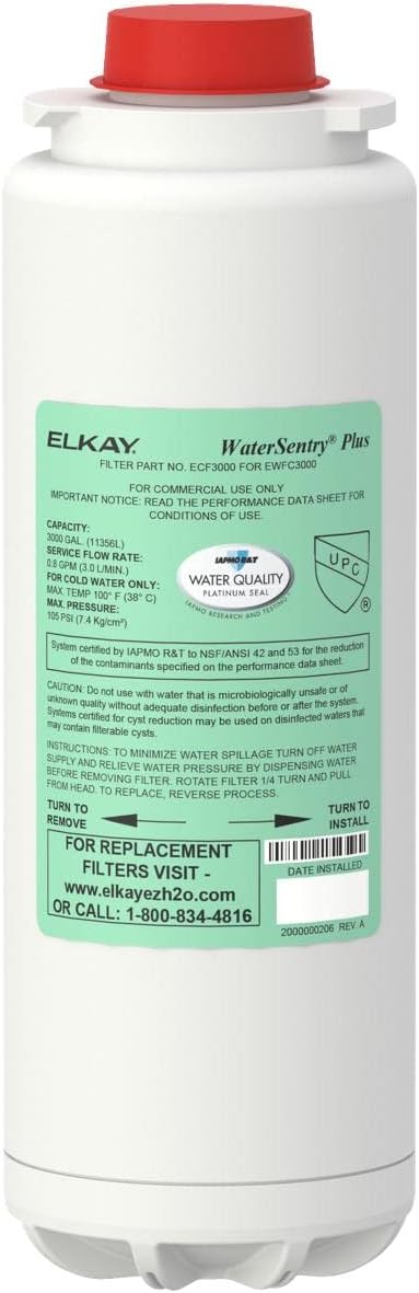 Elkay WaterSentry Plus Commercial Water Dispenser Replacement Filter