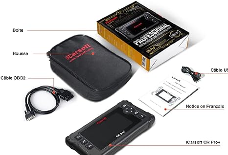 iCarsoft CR Pro+ | Multi-Makes OBD2 Car Diagnostic Tool | Reading and Deleting Fault Codes | Reset FAP | Coding Injectors | ABS Purge and Other Functions