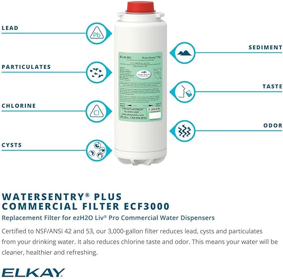 Elkay WaterSentry Plus Commercial Water Dispenser Replacement Filter