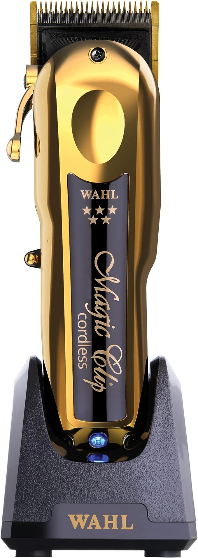 Wahl Professional 5 Star Gold Cordless Magic Clip Hair Clipper with 100+ Minute Run Time for Professional Barbers and Stylists - Model 8148-700