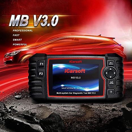 iCarsoft MB V3.0 for Mercedes-Benz/Sprinter/Smart Diagnostic Tool with auto VIN/Quick Test/Actuation Test