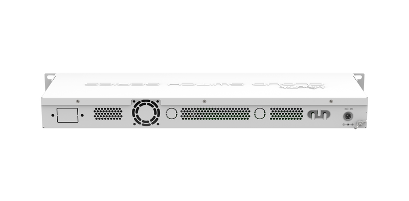 Mikrotik CSS326-24G-2S+RM SwOS powered 24 port Gigabit Ethernet switch with two SFP+ ports in 1U rackmount case