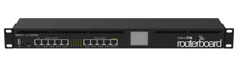 MikroTik RB2011UiAS-RM Routerboard Rackmount 5xLAN 5xGbit LAN 1xSFP