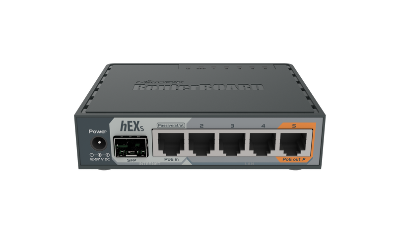 MikroTik hEX S Gigabit Ethernet Router with SFP Port (RB760iGS)