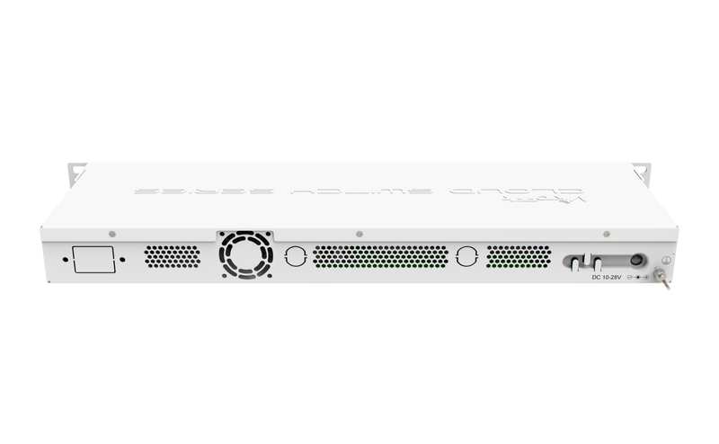 Mikrotik CRS326-24G-2S+RM 24 Gigabit port switch with 2 x SFP+ cages in 1U rackmount case, Dual boot (RouterOS or SwitchOS)