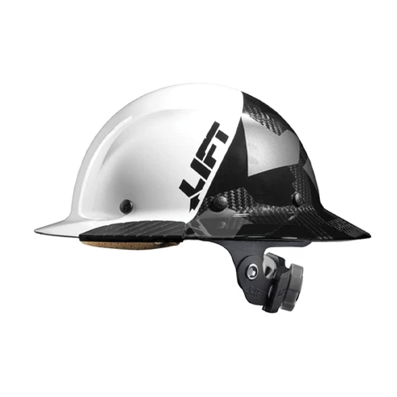 DAX Carbon Fiber Full Brim 50-50 (White/Black Camo)