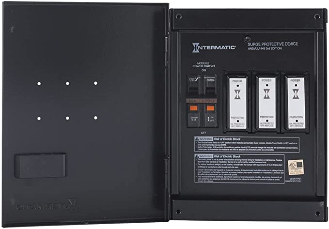 Intermatic Smart Guard IG2240-IMSK Whole Home Surge Protector,Black