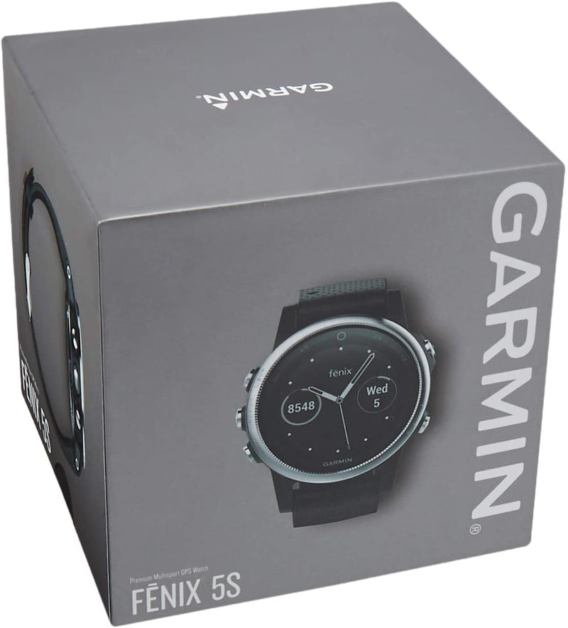 Garmin fēnix 5, Premium and Rugged Multisport GPS Smartwatch, Slate Gray/Black Band, 47 MM (010-01688-00)