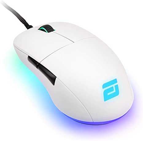 ENDGAME GEAR XM1 RGB Gaming Mouse, Programmable Mouse with 6 Buttons and 16,000 DPI, XM1 RGB White