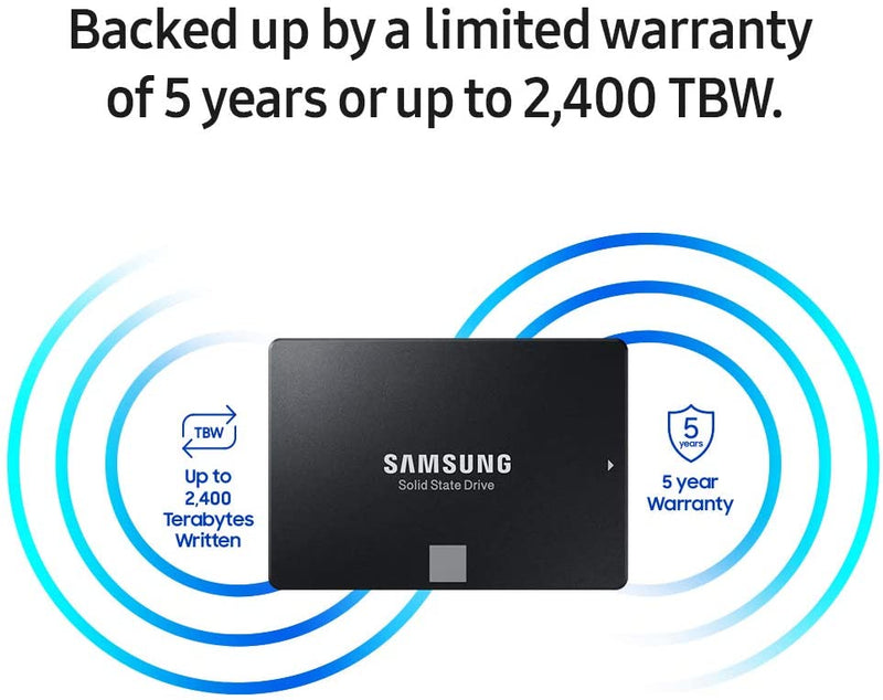 Samsung SSD 860 EVO 1TB 2.5 Inch SATA III Internal SSD (MZ-76E1T0B/AM)