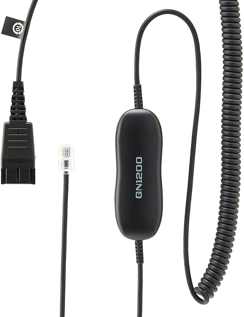 Jabra GN1200 Smart Cord 6IN Coil Direct Connect Part