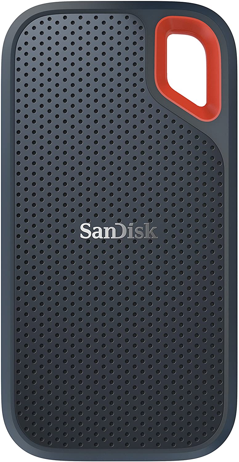 SanDisk 2TB Extreme Portable External SSD - Up to 550MB/s - USB-C, USB 3.1 - SDSSDE60-2T00-G25