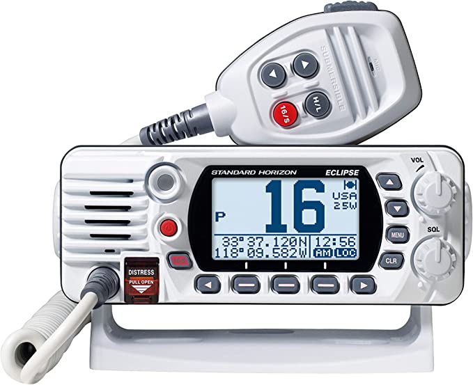 GX1400GW White 25W VHF/GPS Eclipse Series