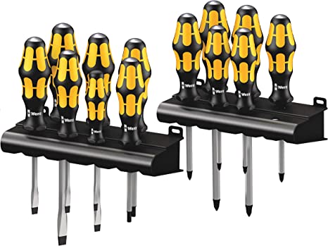 Big Pack 900 Screwdriver Set Kraftform, Chiseldriver and Rack