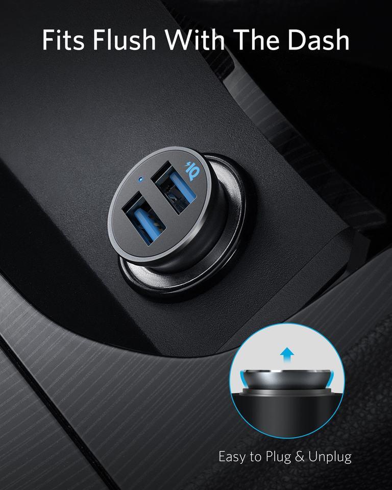 PowerDrive 2 Alloy Metal Mini Car Charger