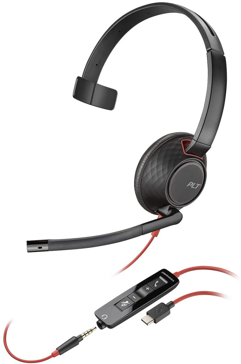 Plantronics Blackwire 5210 (207577-01) USB Wired Headset (207577-01)