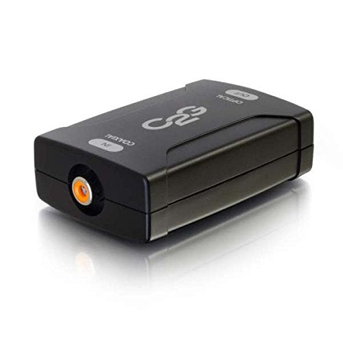 C2G 40018 Coaxial to Toslink Optical Digital Audio Converter