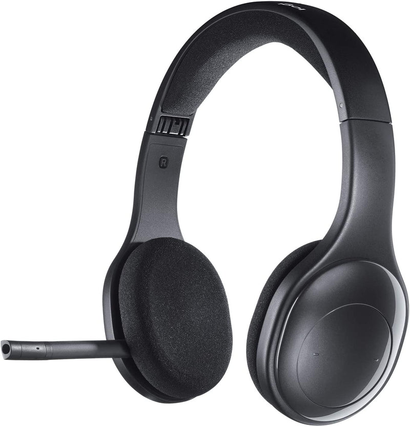 Logitech H800 Bluetooth Wireless Headset with Mic for PC, Tablets and Smartphones - Black (981-000337)