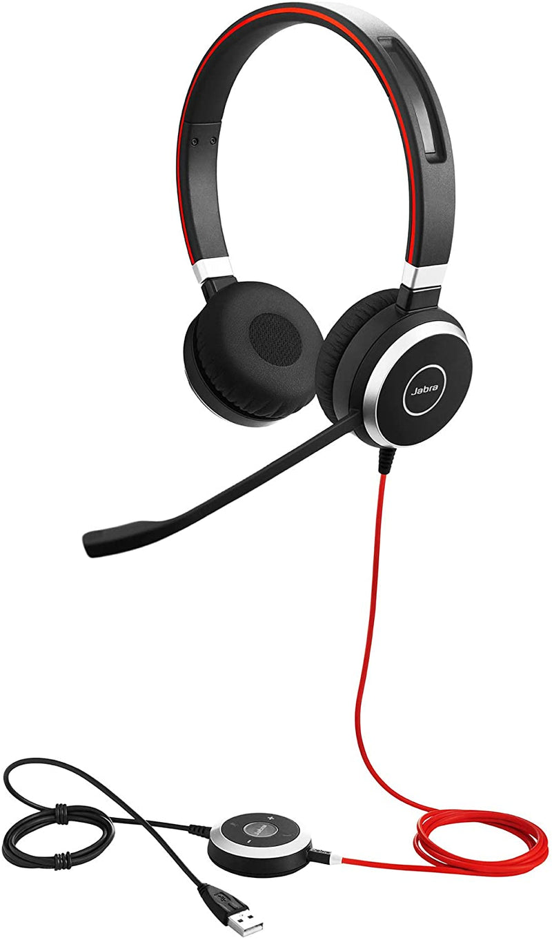 Jabra Evolve 40 MS Professional Wired Headset, Stereo (6399-823-109)