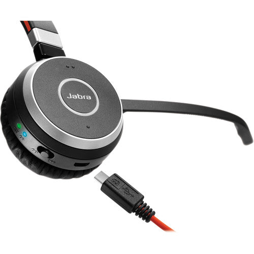 Jabra Evolve 65 UC Stereo Wireless Bluetooth Headset (6599-829-409)