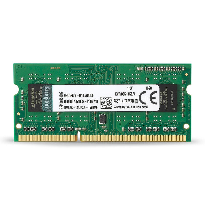 Kingston 4gb Module 1600MHz PC3-12800 DDR3 Non-ECC CL11 x8(KVR16S11S8/4)