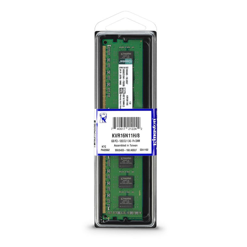 Kingston Technology 8GB PC Memory 1600MHz DDR3 Non-ECC CL11 SODIMM  (KVR16S11/8)