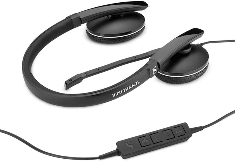 Sennheiser SC 165 USB (508317) - Double-Sided (Binaural) Headset for Business Professionals (Black)