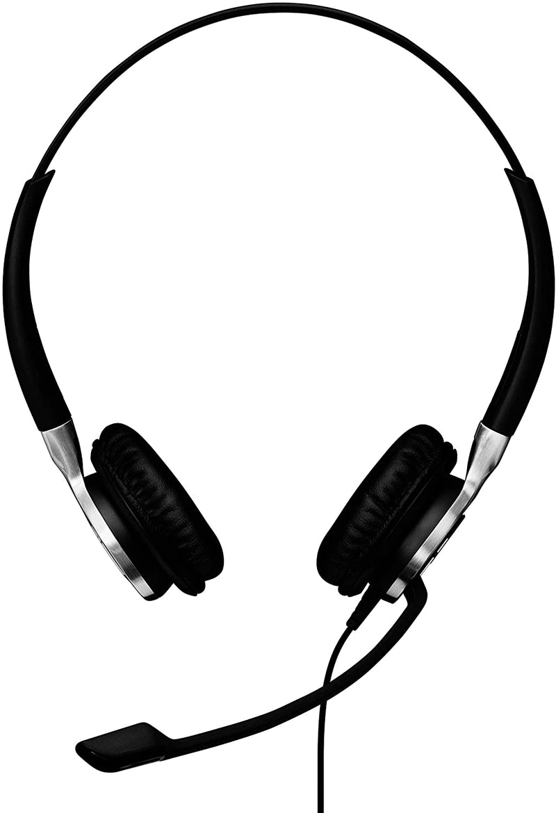 Sennheiser SC 660 USB ML (504553) - Double-Sided Business Headset | For Skype for Business | with HD Sound, Ultra Noise-Cancelling Microphone, & USB Connector (Black)