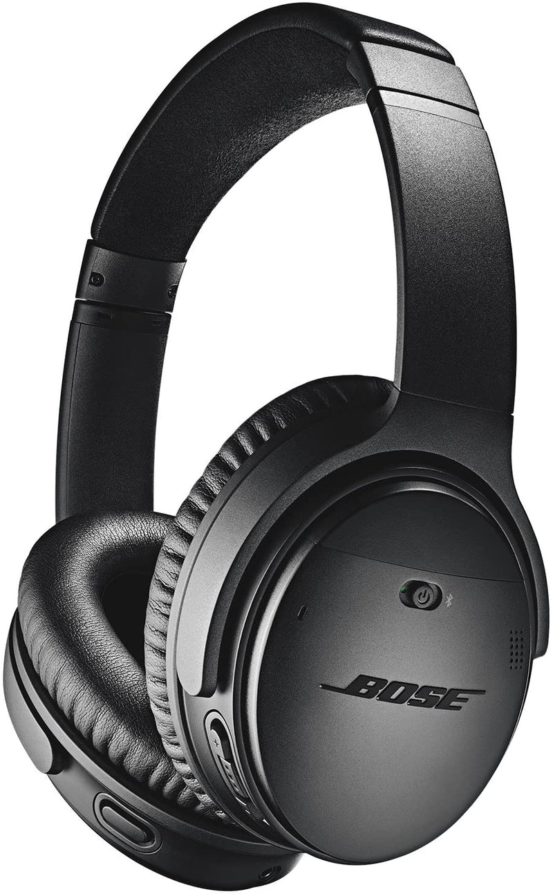 Bose QuietComfort 35 II Wireless Bluetooth Headphones, Noise-Cancelling, with Alexa Voice Control -Silver