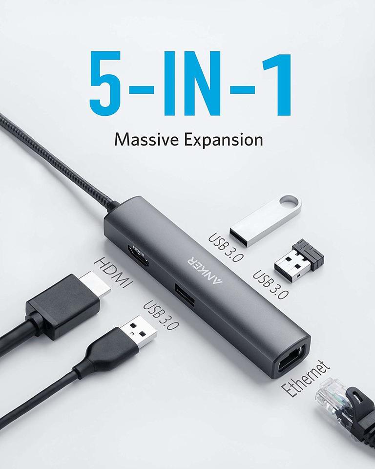 PowerExpand+ 5-in-1 USB-C Ethernet Hub